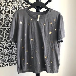 Metallic Star Print Tee